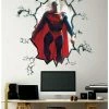 Hot Sale 👍 DC Comics Superman Cracked Peel & Stick Giant Wall Decal 👏