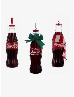 Flash Sale 🥰 Coca Cola Bottle Blow Mold Ornaments 3 Pc Set ✨