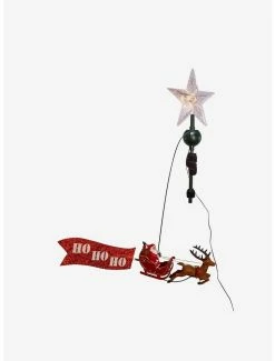 Top 10 🤩 Led Star Tree Topper With Rotating Santa 🛒
