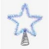 Buy 👍 Tinsel Star Tree Topper With Cool White Led Lights 🛒