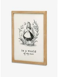Deals ⭐ Disney Alice In Wonderland Framed Wood Décor 🤩 -Furniture Outlet Store 17073698 av1