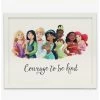 Buy 🎉 Disney Princesses Courage To Be Kind Framed Décor 😀