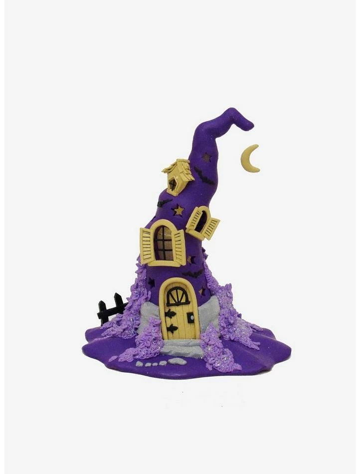 Best Pirce 💯 Claydough 🧛 Halloween Purple Led Witch Hat Tablepiece 🤩 1 Best Pirce 💯 Claydough 🧛 Halloween Purple Led Witch Hat Tablepiece 🤩