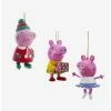 Hot Sale 💯 Peppa Pig Blow Mold Ornaments 3 Pc Set 🔥