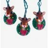 Discount ⭐ Rudolph Head With Wreath Light Set ⭐