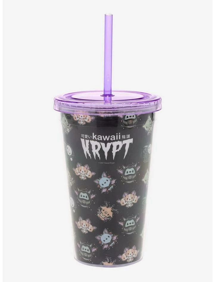 New π€© Kawaii Krypt Cryptids Acrylic Travel Cup π 1 New π€© Kawaii Krypt Cryptids Acrylic Travel Cup π