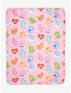 Best Pirce 🔔 Care Bears Pink Throw Blanket 🌟