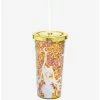 Outlet 🔔 Sailor Moon Crystal Gold Glitter Acrylic Travel Cup 💯