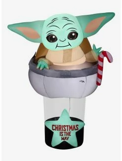 New 👏 Star Wars The Mandalorian The Child Pod Inflatable Decor 🛒