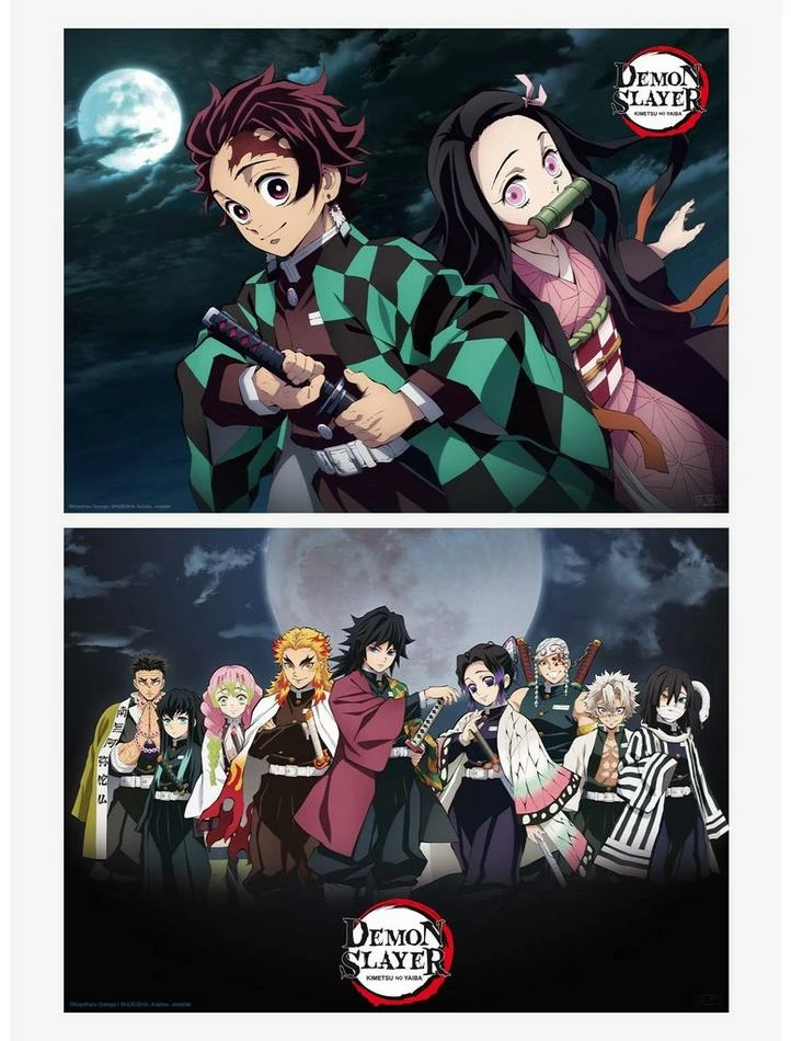 Best deal ๐ Demon Slayer: Kimetsu No Yaiba 2 Pack Posters ๐ 1 Best deal ๐ Demon Slayer: Kimetsu No Yaiba 2 Pack Posters ๐