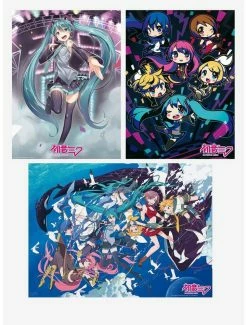 Brand new ๐งจ Hatsune Miku 3 Pack Posters ๐