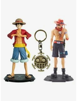 Best Sale 👍 One Piece Luffy And Ace Figures With Keychain 😉