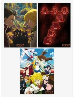 Brand new ๐งจ The Seven Deadly Sins 3 Pack Posters ๐