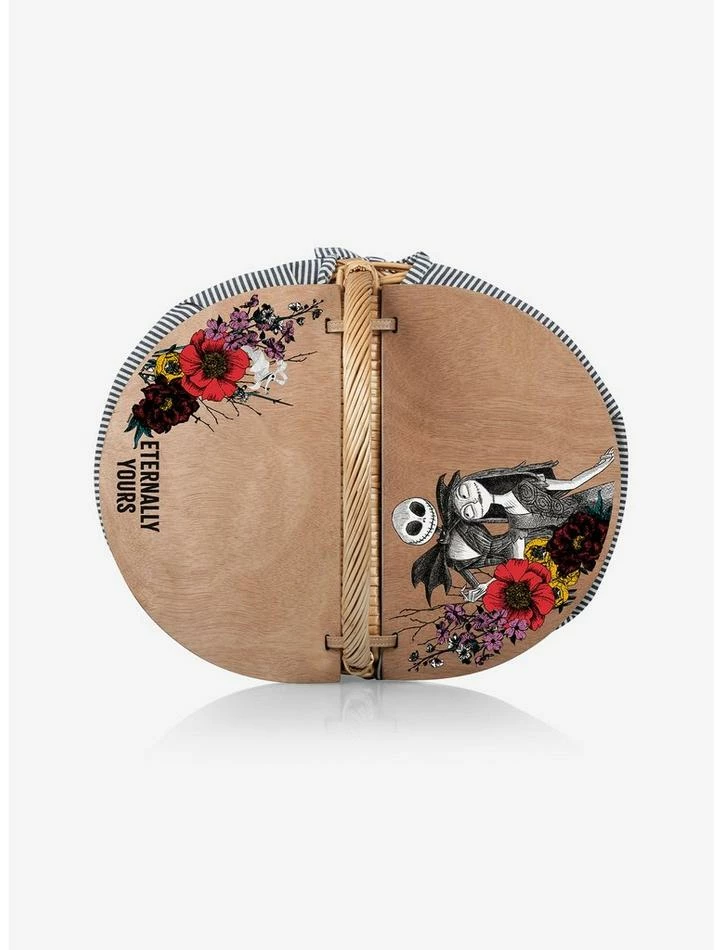 Deals ๐ The Nightmare Before ๐ Christmas Jack And Sally Floral Country Picnic Basket ๐ฅ 2 Deals ๐ The Nightmare Before ๐ Christmas Jack And Sally Floral Country Picnic Basket ๐ฅ - Image 2