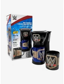Flash Sale 😍 WWE Coffee Maker With 2 Mugs 😉 -Furniture Outlet Store 17392154 av4