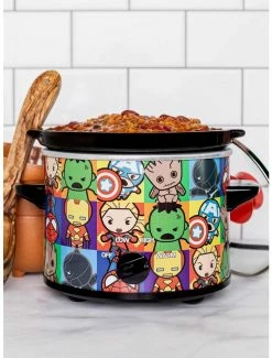 Cheap 🛒 Marvel Avengers Kawaii 2 Quart Slow Cooker ❤️ -Furniture Outlet Store 17392158 av2