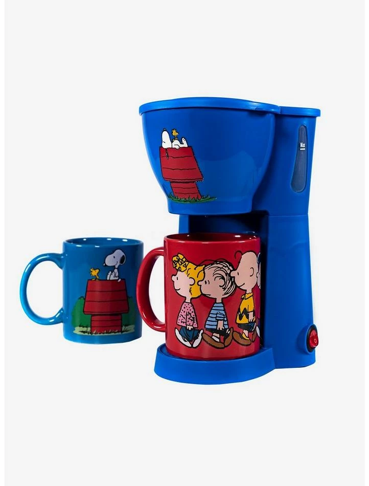 Brand new 👏 Peanuts Snoopy Woodstock And Friends Two Mug Coffee Maker 👍 1 Brand new 👏 Peanuts Snoopy Woodstock And Friends Two Mug Coffee Maker 👍
