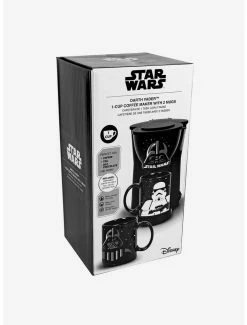 Hot Sale 😀 Star Wars Darth Vader Coffee Maker With 2 Mugs 👏 -Furniture Outlet Store 17392164 av2