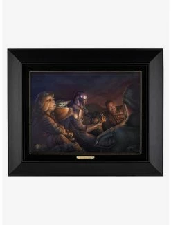Best Pirce 👏 Star Wars The Mandalorian Uneasy Alliance 12" X 16" Canvas Classics 🌟
