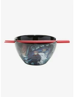Deals 💯 Jujutsu Kaisen Yuji & Sukuna Ramen Bowl With Chopsticks 🌟