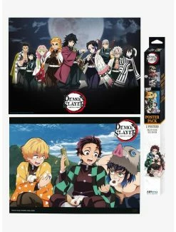 Top 10 ⌛ Demon Slayer: Kimetsu No Yaiba Demon Slater Corps Poster Set 🎉