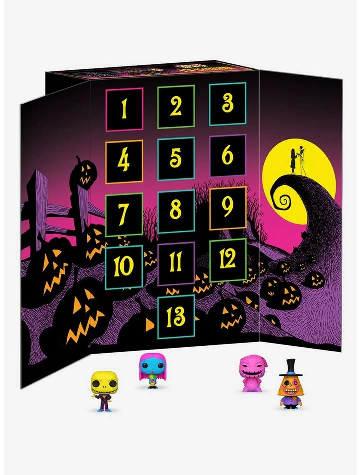 Best Sale ๐ Funko The Nightmare Before โ Christmas Pocket Pop! 13 Day Countdown Calendar (Blacklight) Vinyl Figures ๐ฏ 2 Best Sale ๐ Funko The Nightmare Before โ Christmas Pocket Pop! 13 Day Countdown Calendar (Blacklight) Vinyl Figures ๐ฏ - Image 2