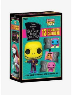 Best Sale 😍 Funko The Nightmare Before ❄ Christmas Pocket Pop! 13 Day Countdown Calendar (Blacklight) Vinyl Figures 💯