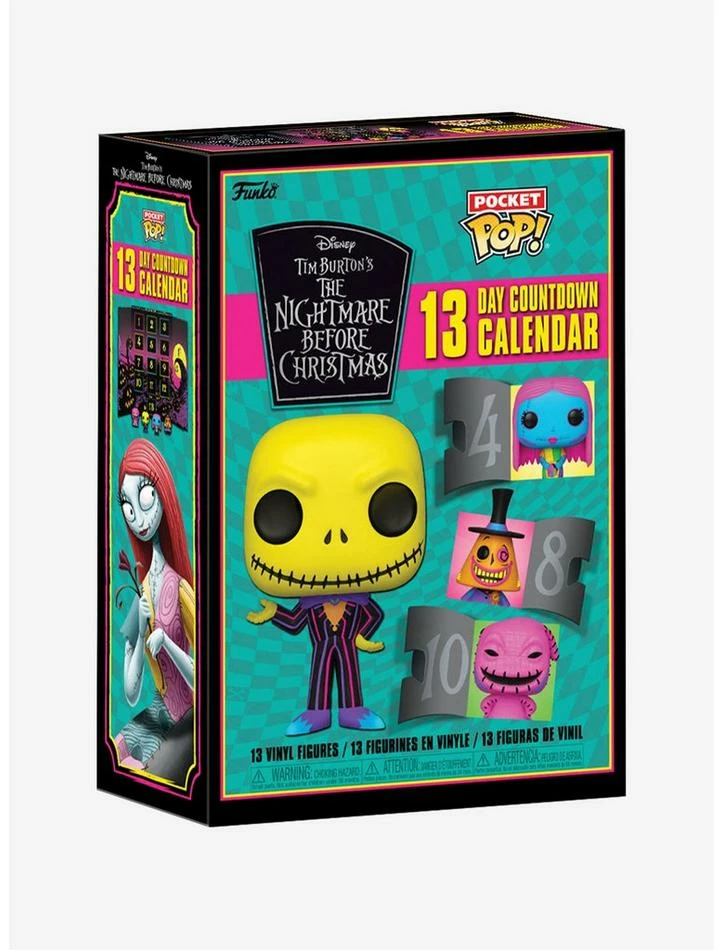 Best Sale ๐ Funko The Nightmare Before โ Christmas Pocket Pop! 13 Day Countdown Calendar (Blacklight) Vinyl Figures ๐ฏ 1 Best Sale ๐ Funko The Nightmare Before โ Christmas Pocket Pop! 13 Day Countdown Calendar (Blacklight) Vinyl Figures ๐ฏ