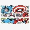 Outlet 🎉 Marvel Captain America Comic Giant Wall Decals 💯