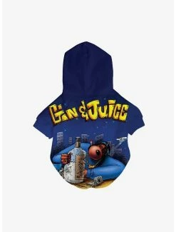 Cheapest ⌛ Death Row x Fresh Pawz Gin & Juice 🦮 Dog Hoodie 🔔
