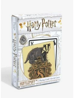 Cheapest π― Harry Potter Hufflepuff Playing Cards π€©