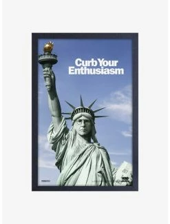 Brand new 🤩 Curb Your Enthusiasm Liberty Framed Wood Wall Art 🎉