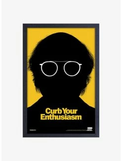 Best Sale 😉 Curb Your Enthusiasm Oy Framed Wood Wall Art ⌛