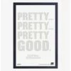 Best Pirce ❤️ Curb Your Enthusiasm Pretty Good Framed Wood Wall Art 🌟