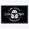 Cheapest 🥰 Star Wars The Clone Wars Clone Army Framed Wood Wall Art 🥰