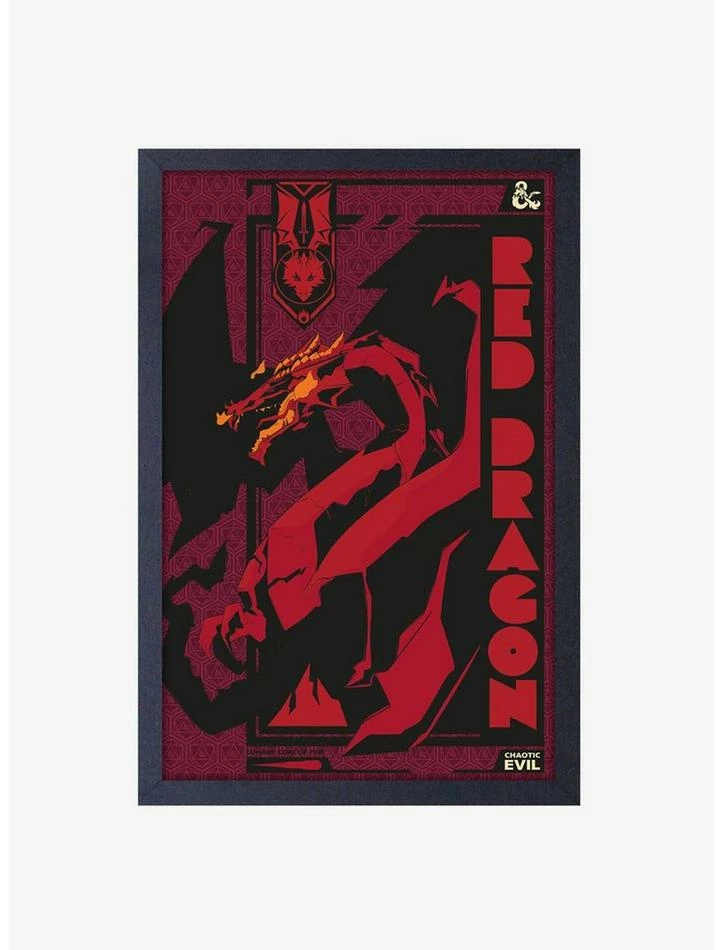 Outlet ๐ Dungeons and Dragons Red Dragon Framed Wood Wall Art โค๏ธ 1 Outlet ๐ Dungeons and Dragons Red Dragon Framed Wood Wall Art โค๏ธ