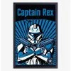 Cheapest 🎉 Star Wars The Clone Wars Rex Propaganda Framed Wood Wall Art 🥰