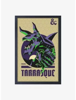 Best deal 😀 Dungeons and Dragons Tarrasque Framed Wood Wall Art 😍