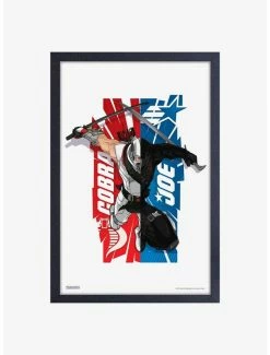 Brand new 🔔 G.I. Joe Verses Framed Wood Wall Art 🧨