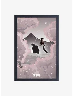 Flash Sale 💯 Godzilla Blossoms Framed Wood Wall Art 🎁