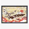 Discount 😀 Godzilla Fuji Framed Wood Wall Art ✨