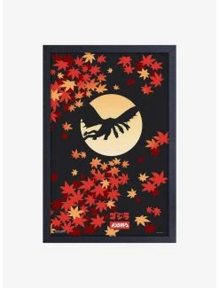Hot Sale 💯 Godzilla Leaves Framed Wood Wall Art 💯