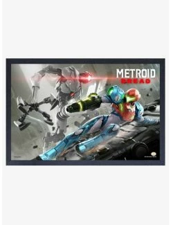 Flash Sale ❤️ Nintendo Metroid DreadSlide Framed Wood Wall Art ⭐