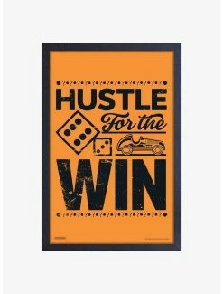 Brand new ❤️ Monopoly For the Win Framed Wood Wall Art 🔔