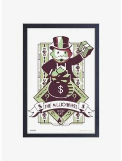 Cheap 🔔 Monopoly Good Life Framed Wood Wall Art 🥰