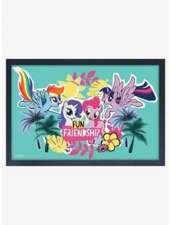 Budget 🤩 My Little Pony Fun and Friendship Framed Wood Wall Art 🔥
