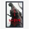 Promo 🤩 Godzilla Shin Godzilla Framed Wood Wall Art ⌛