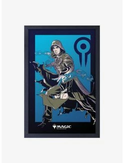 Promo 👏 Magic The Gathering Jace Framed Wood Wall Art 🔥