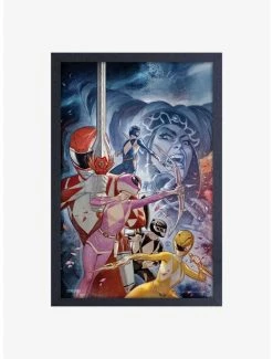 Promo 👍 Mighty Morphin Power Rangers Rita Framed Wood Wall Art 🧨