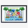 Promo ⭐ Sonic the Hedgehog Adventures Framed Wood Wall Art 😉